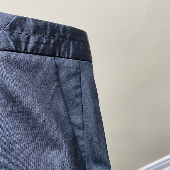 theory ~ black tuxedo pants in light wool - Picture 4 of 5